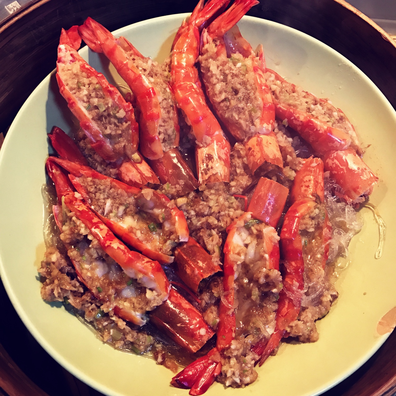 蒜蓉粉丝蒸虾