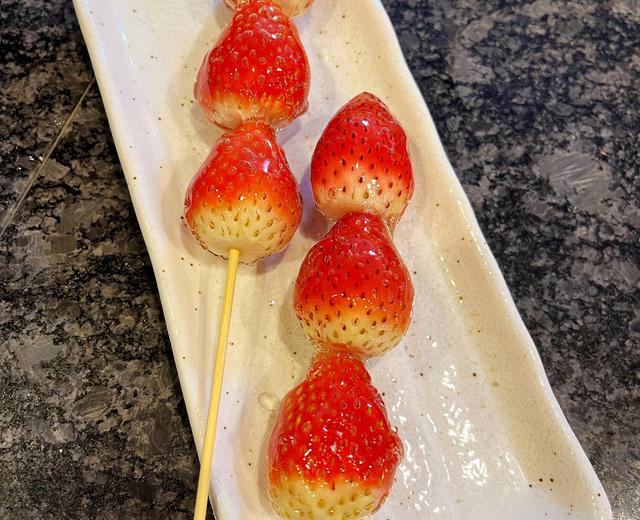 超级简单的🍓冰糖草莓串🍓的做法