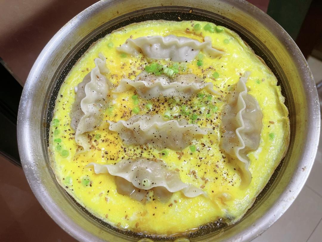 懒人快手抱蛋煎饺