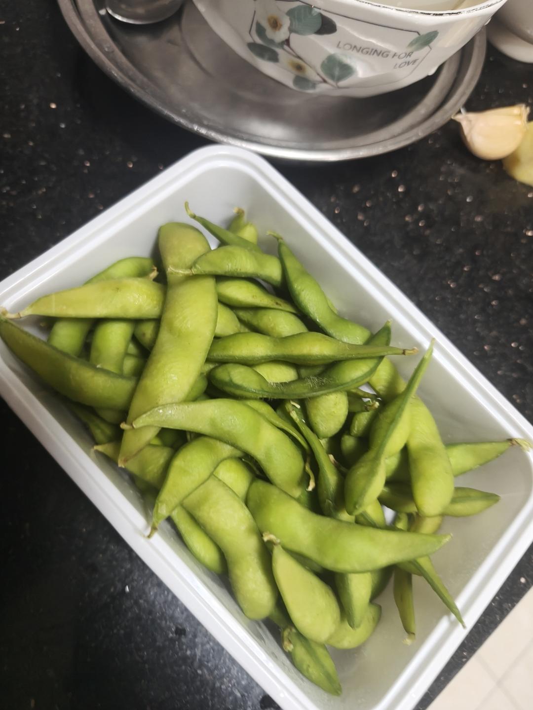 超好吃的蒜香毛豆