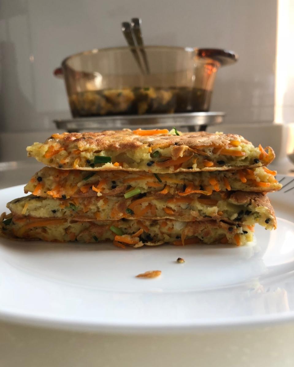 营养早餐—胡萝卜饼