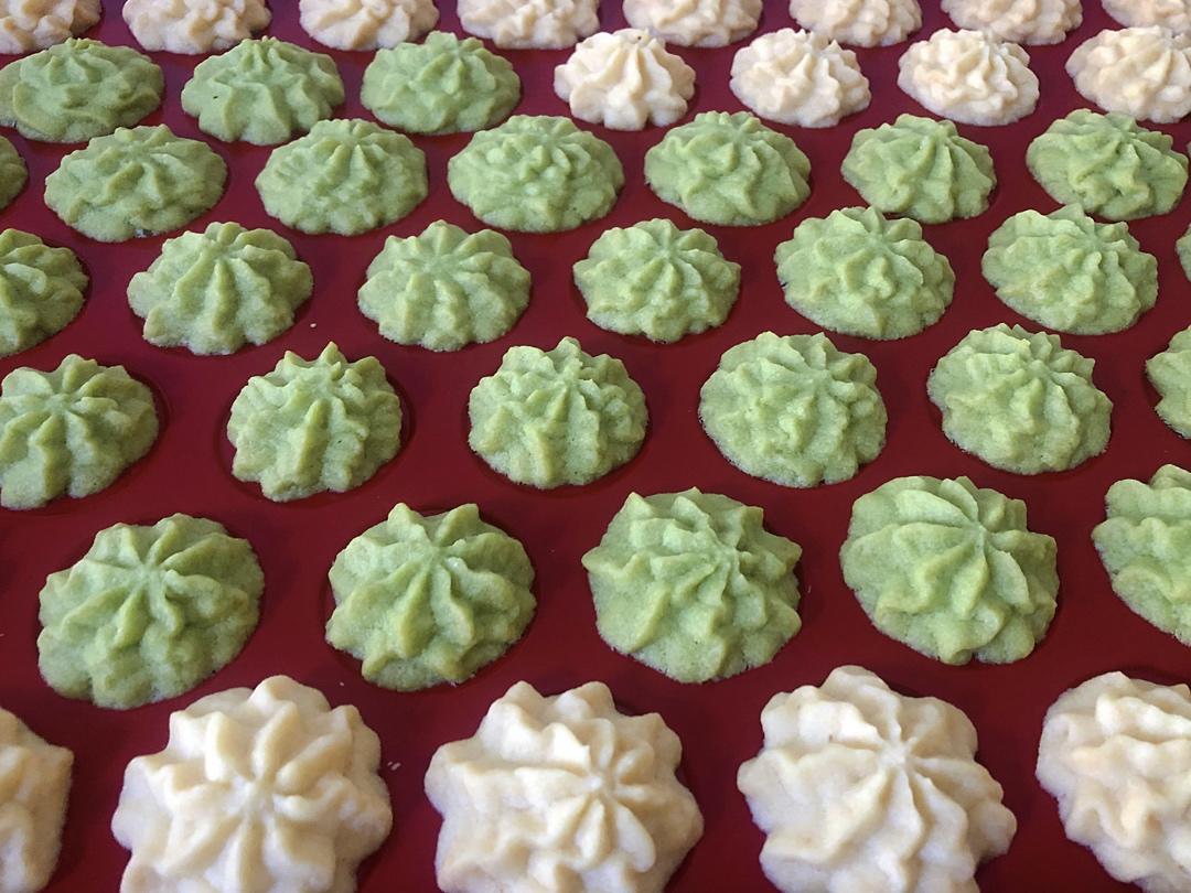 被业界猜了很久的网红牛油小花曲奇配方，酥的掉渣