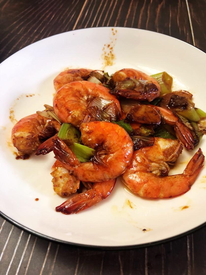 蒜蓉虾(爆炒)