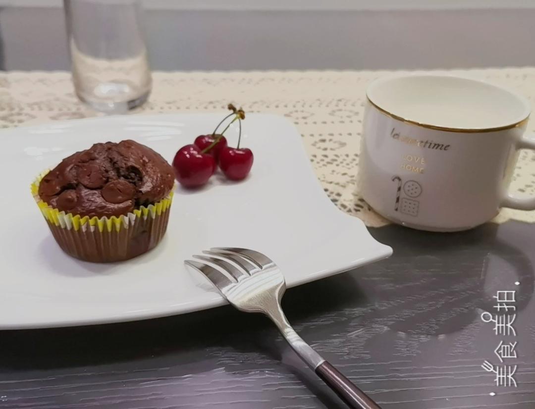 在家做巧克力蘑菇头麦芬蛋糕🍫