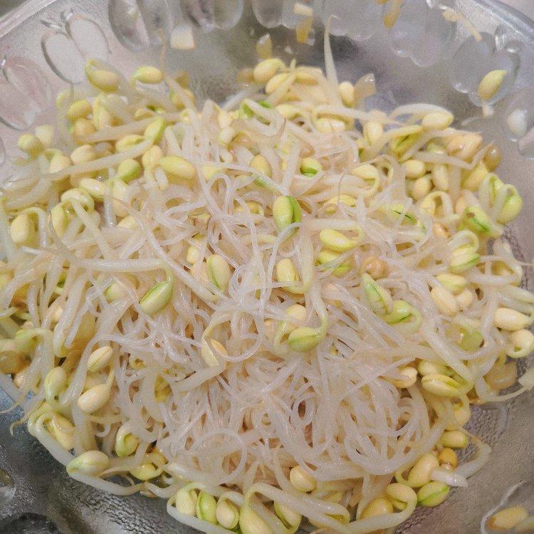一上桌就会被哄抢光的，爽口凉拌菜豆芽粉丝