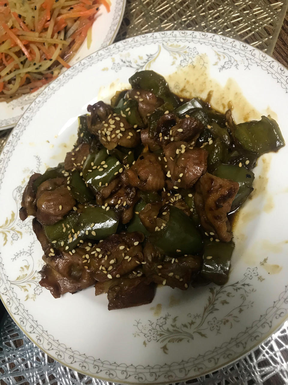 爆炒孜然鸡胗