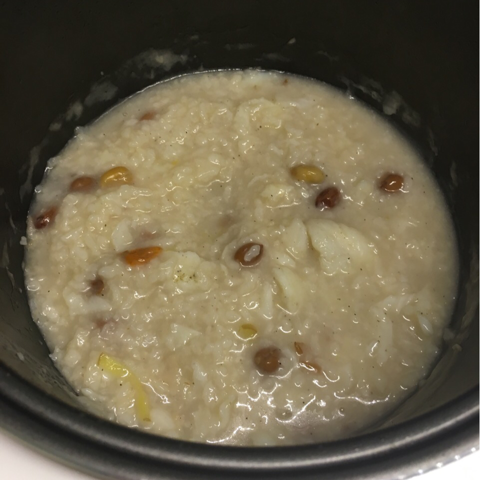 柴鱼花生粥