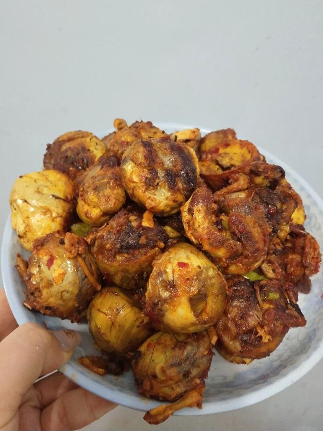 炒毛蛋