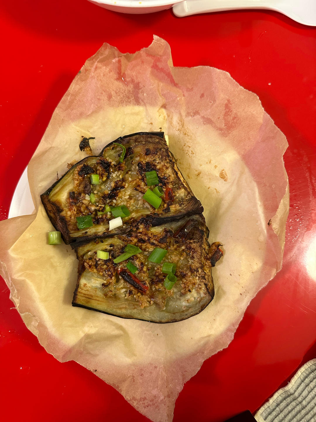 🔥蒜蓉烤茄子🍆｛空气炸锅食谱｝