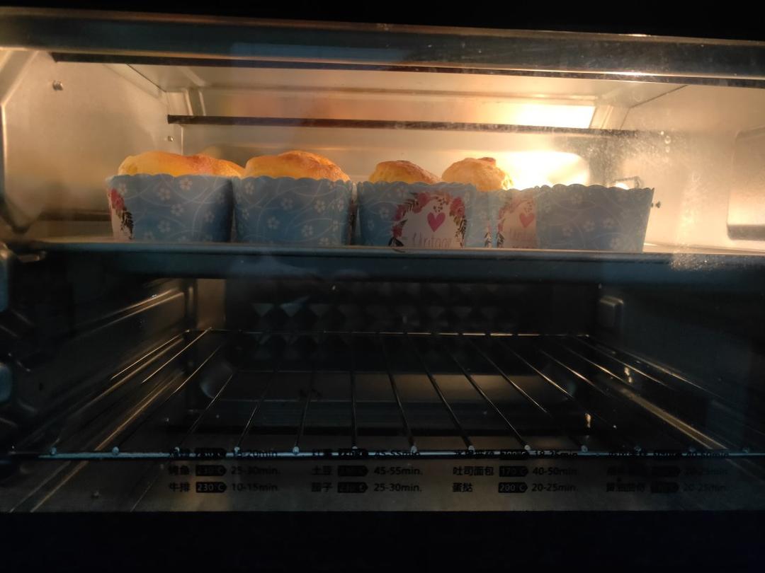 纸杯蛋糕（不开裂不回缩不塌陷）