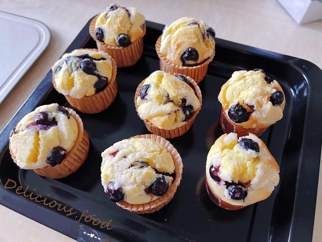 免打发爆浆蓝莓麦芬的做法
