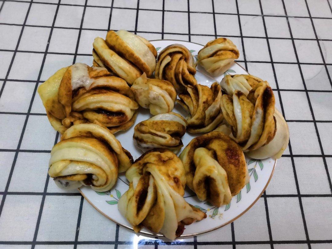 麻酱糖花卷