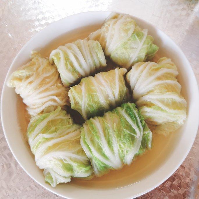 肉酿白菜卷