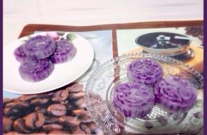 水晶紫薯蒸糕的做法 步骤12