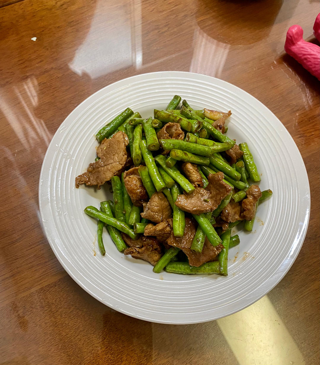 豆角炒肉丝