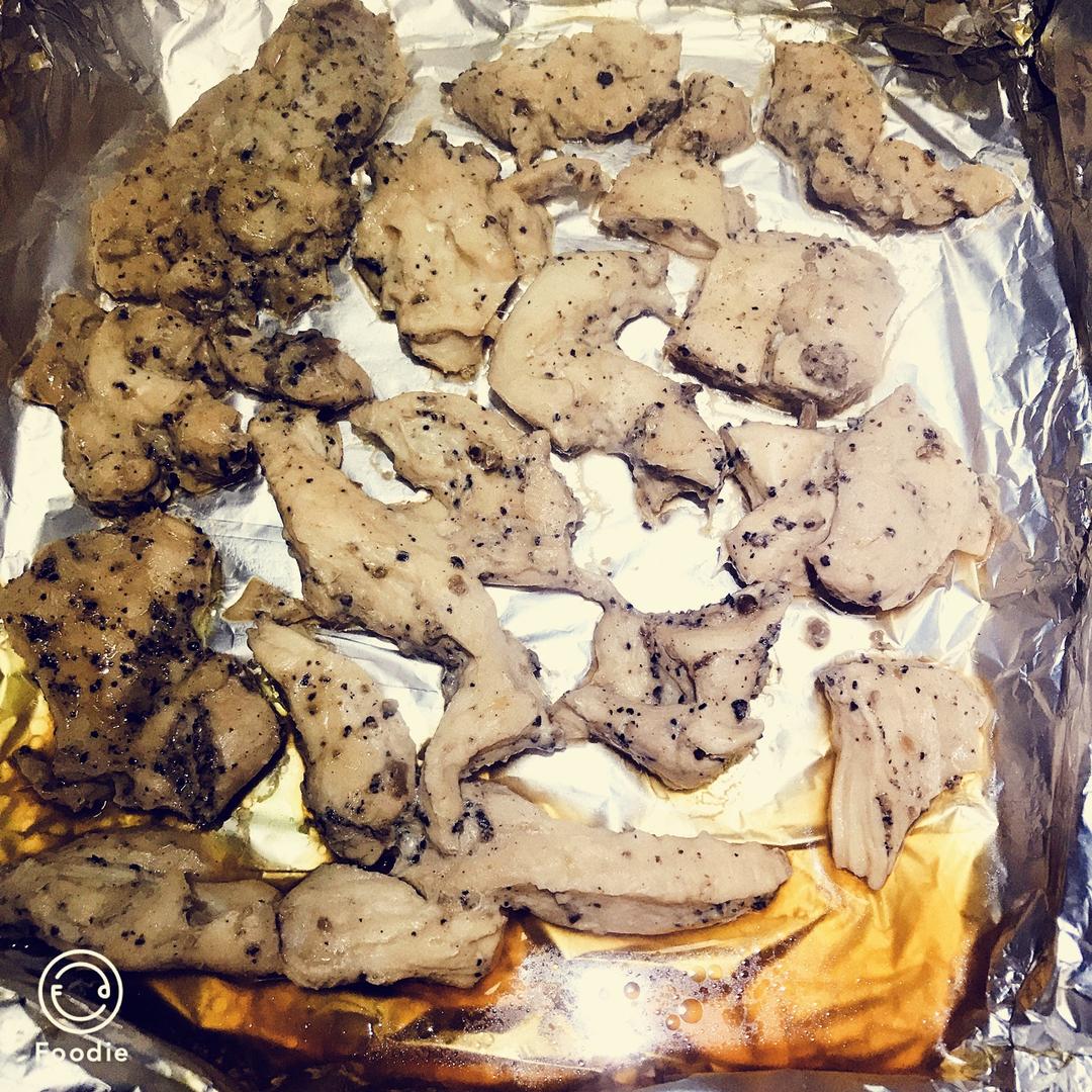 无油低脂烤鸡胸肉（减肥版）