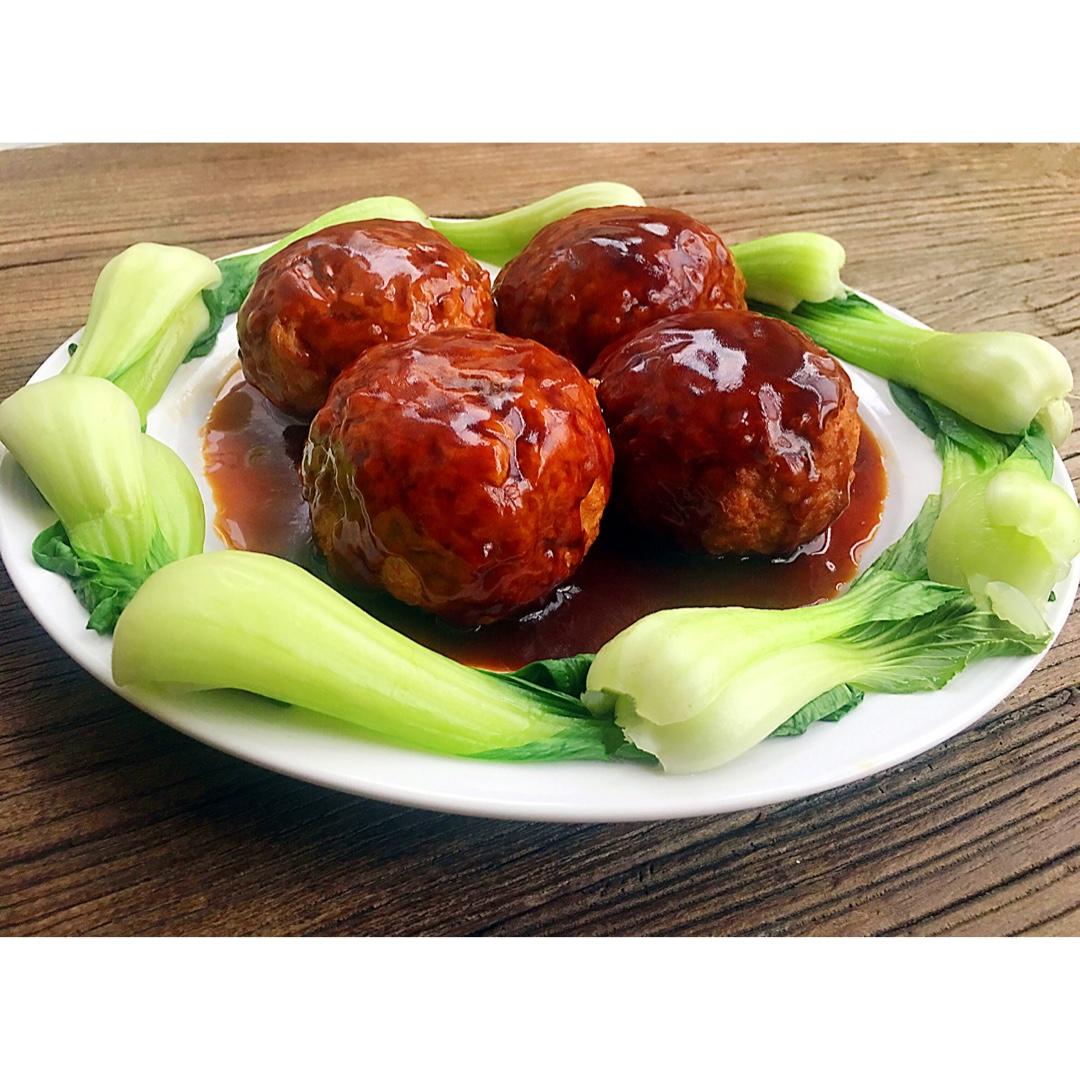 四喜丸子/红烧狮子头 Chinese Meatballs