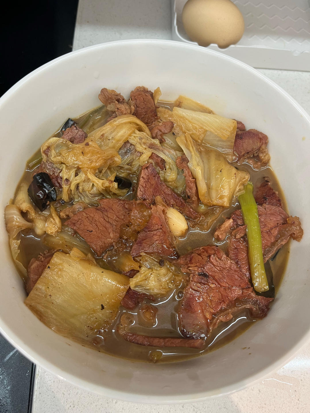 家常菜-大白菜烧牛肉