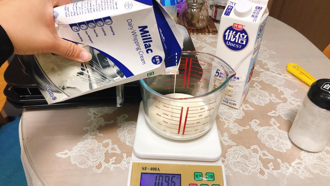 纯奶手撕吐司的做法 步骤1