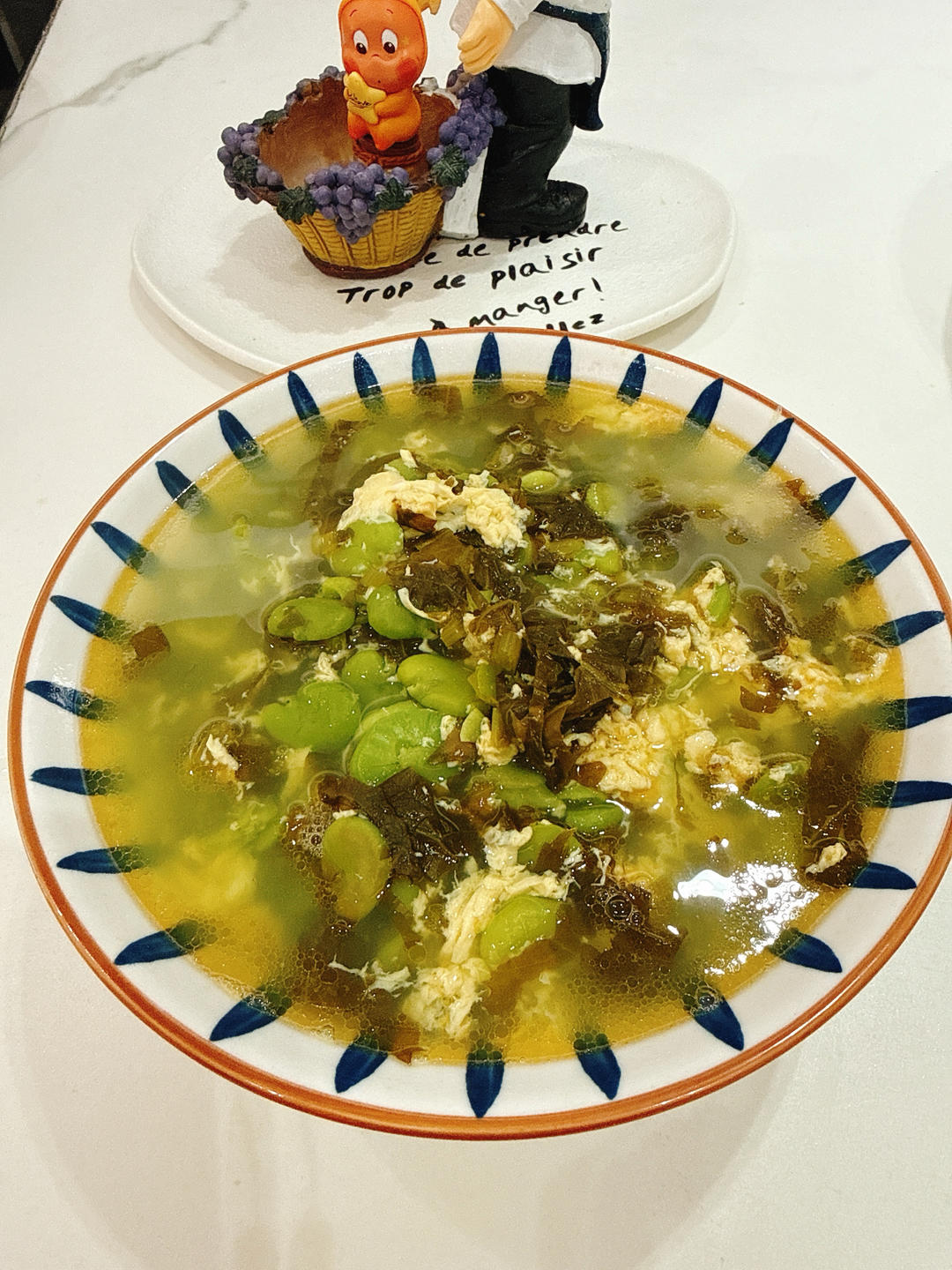 小美雪菜豆瓣蛋花汤