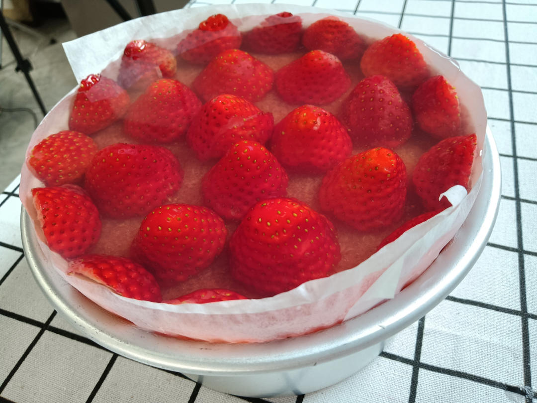 strawberry cheesecake草莓慕斯蛋糕（自用图后补）搬运自HidaMari Cooking