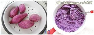紫薯花生巧克力的做法 步骤1