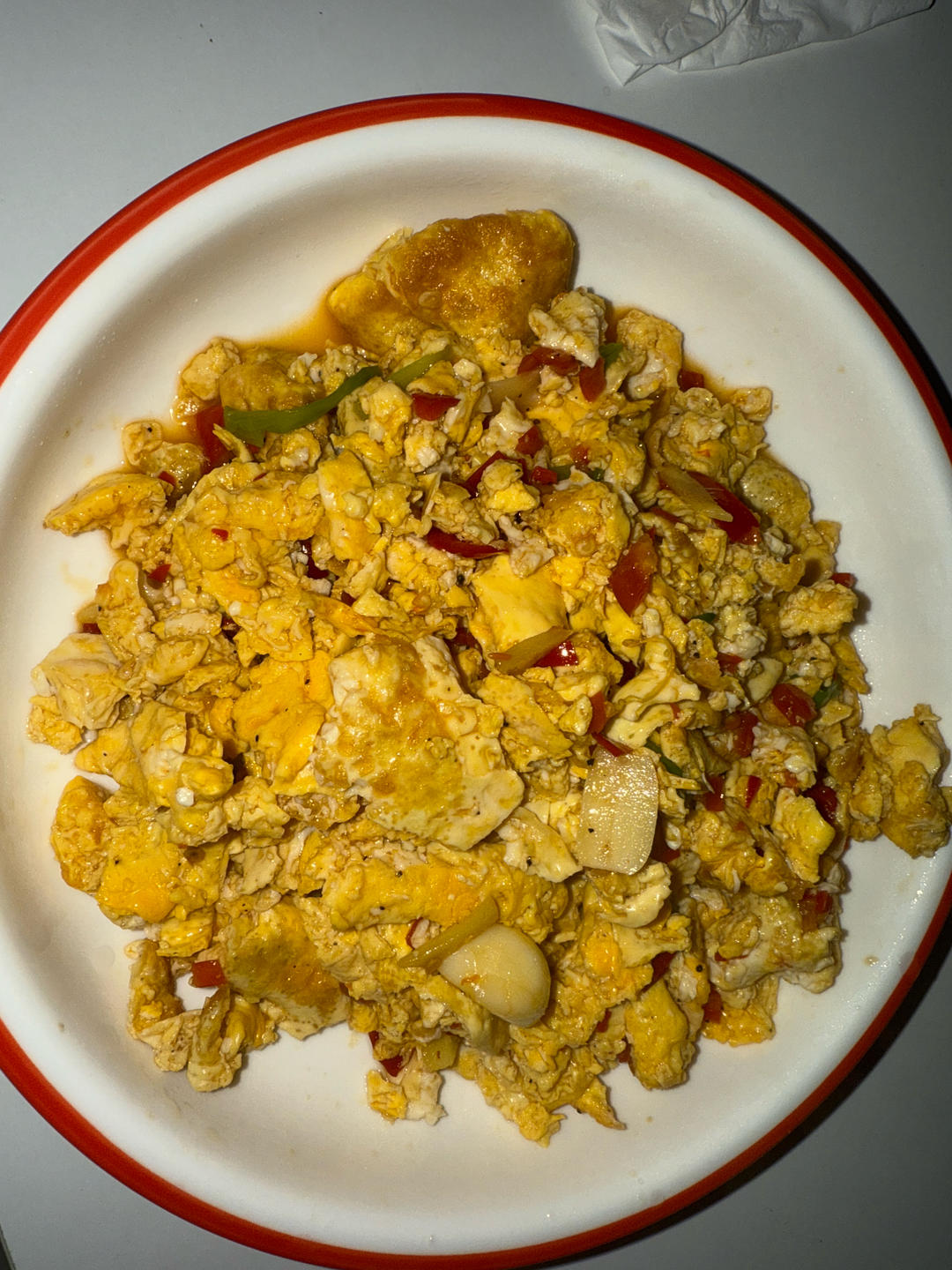 油爆醋炒蛋(长沙下饭菜)