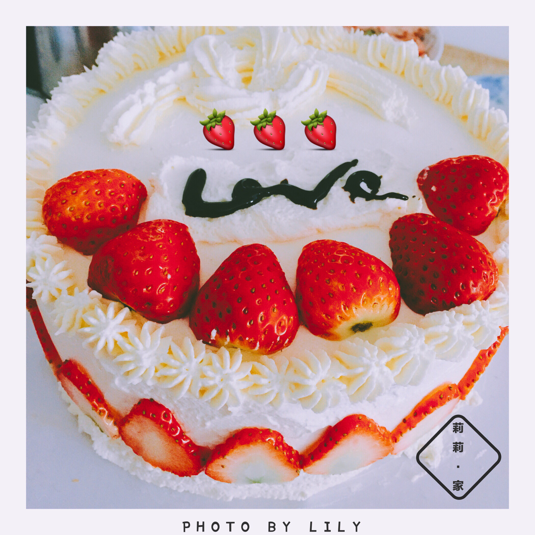 《Tinrry+》草莓奶油蛋糕（8寸配方）