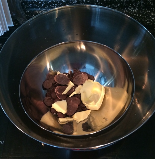 小岛老师温水巧克力蛋糕的做法 步骤1