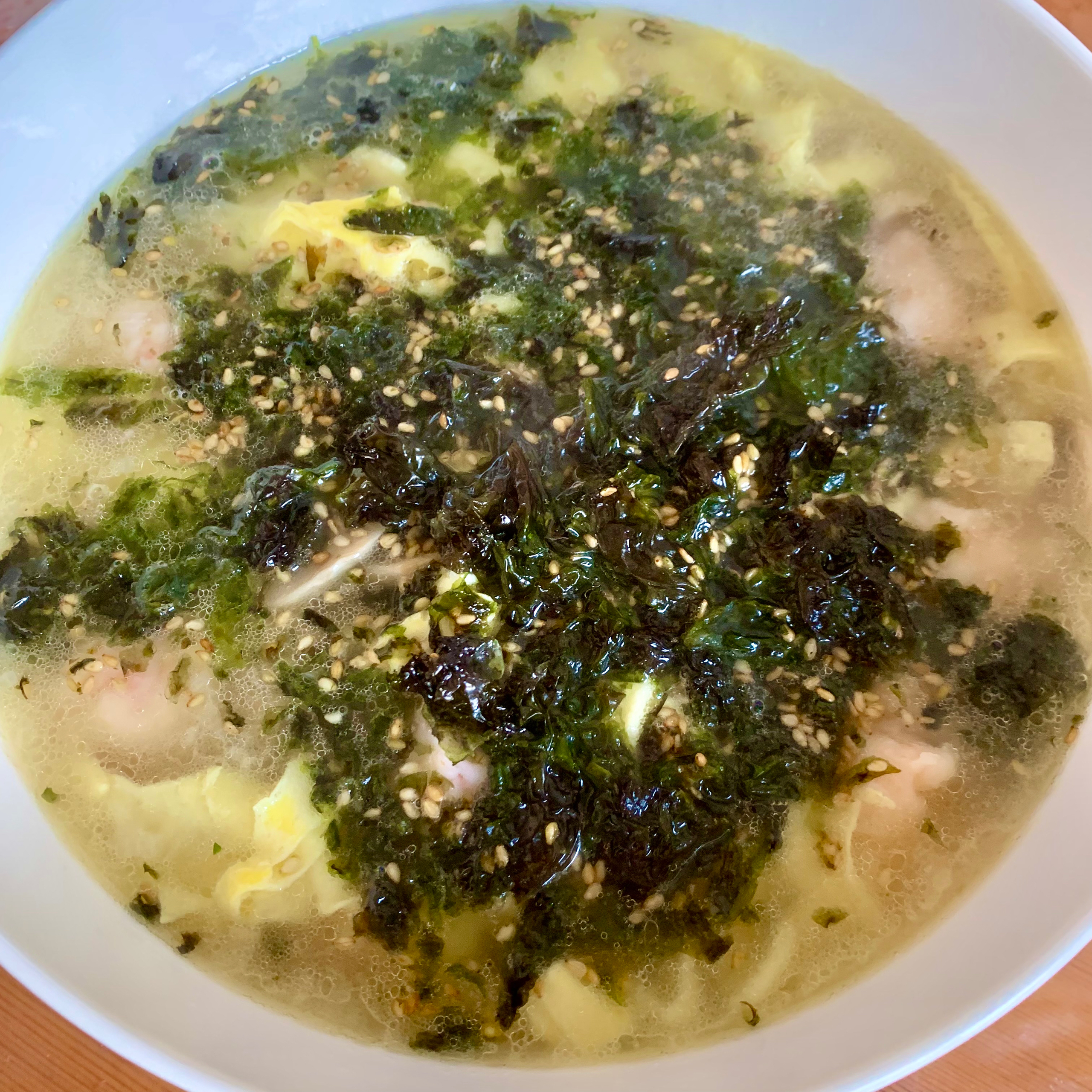 虾滑豆腐口蘑汤的做法
