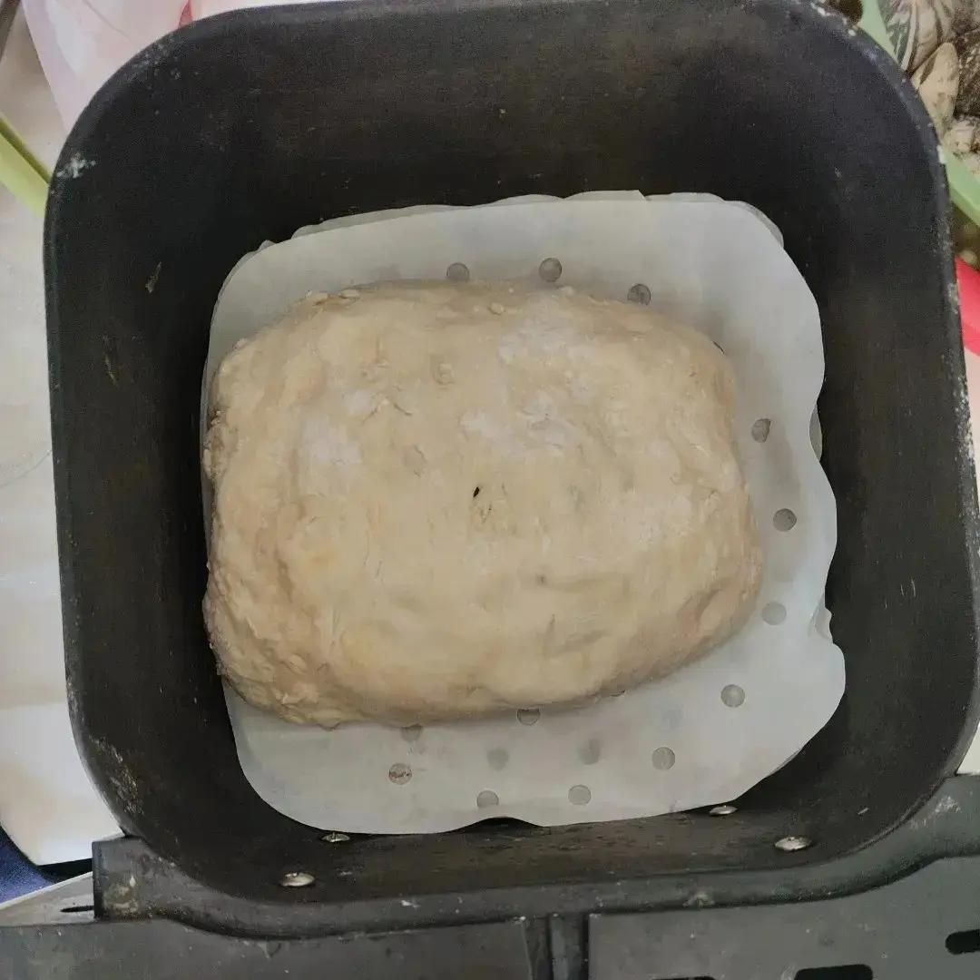 空气炸锅烤无糖无油欧包