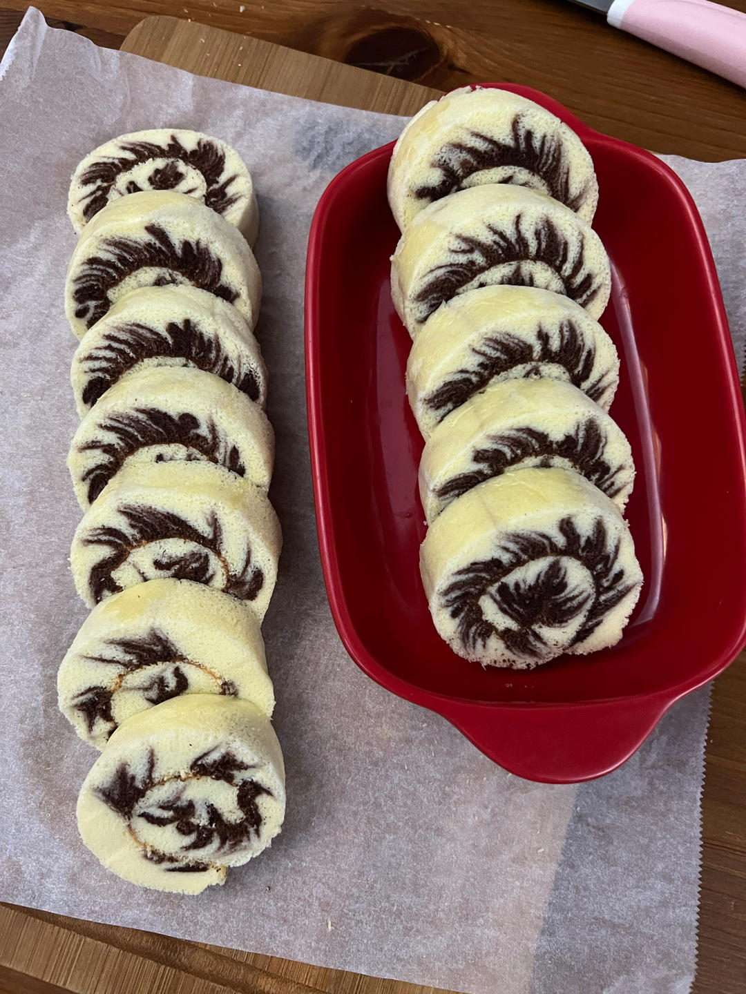 可可旋风蛋糕卷（视频）