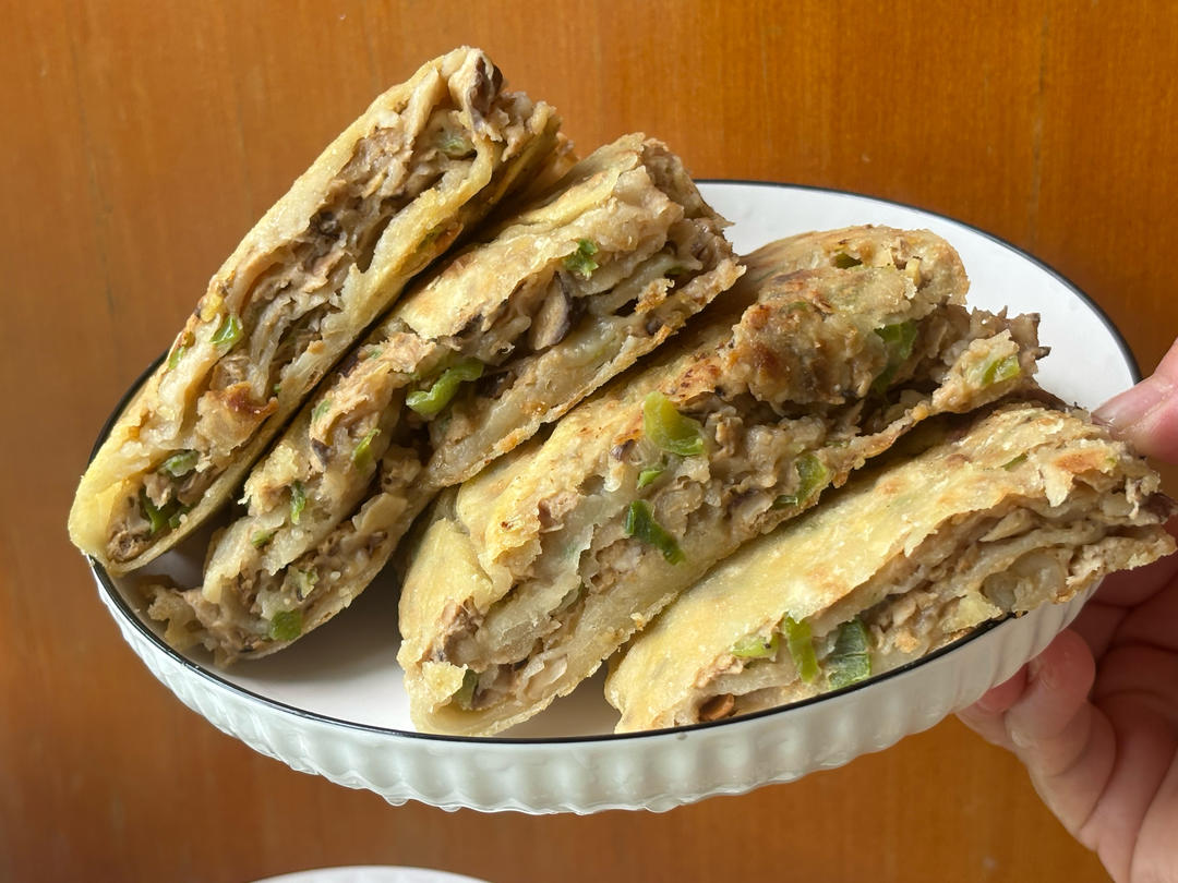 千层肉馅饼