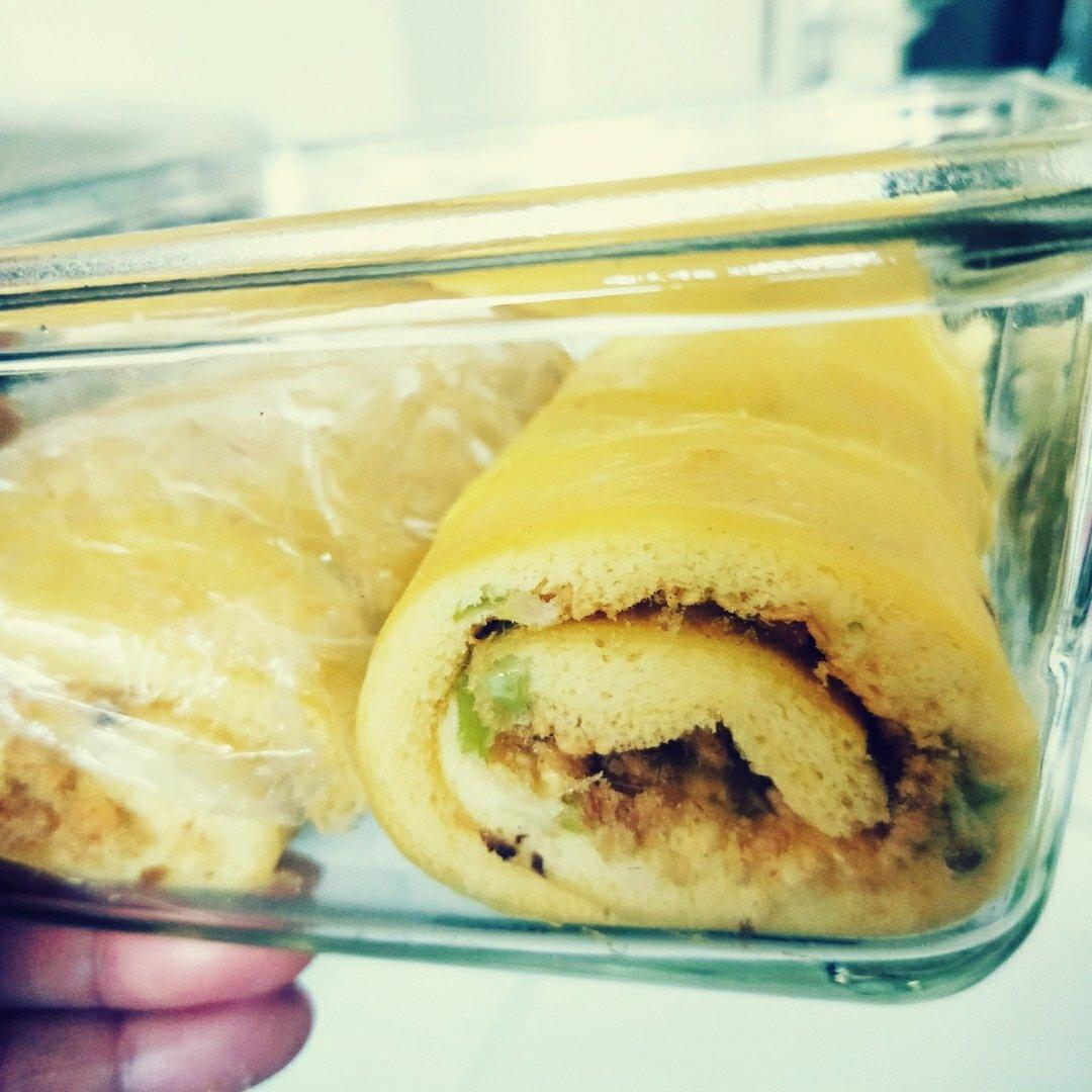 香葱咸味蛋糕卷