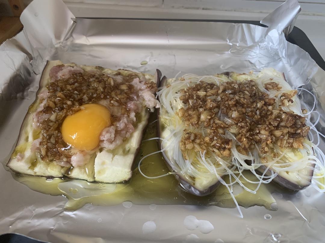 娃能吃两碗饭的蒜蓉烤茄子（烤箱版）