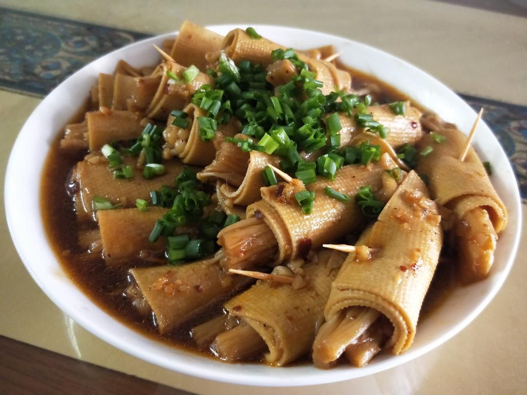 金针菇豆皮卷