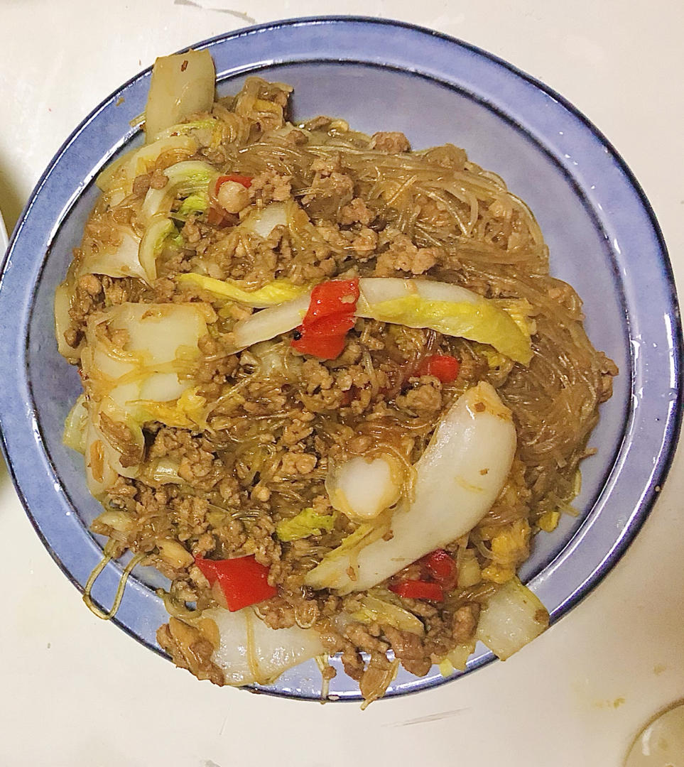绝对下饭之粉丝娃娃菜肉沫