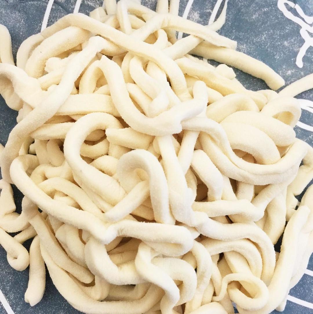手工乌东面的做法