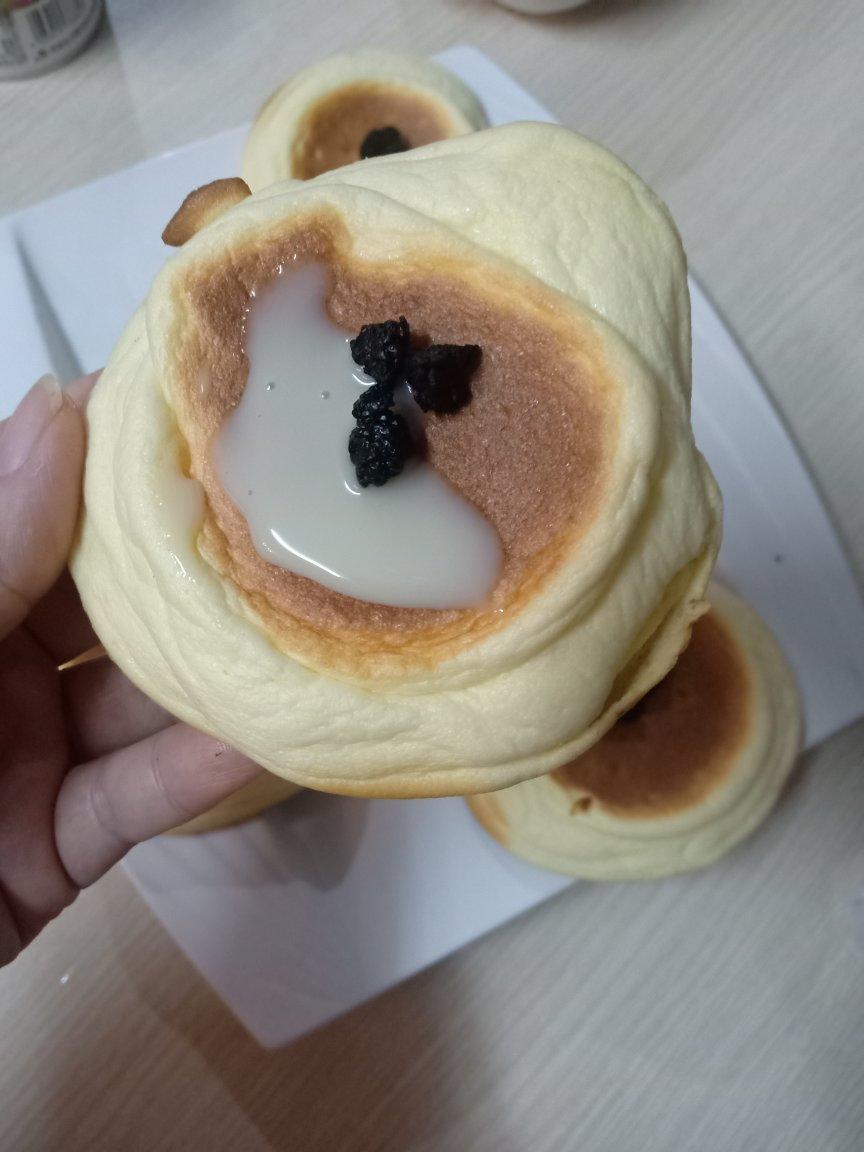 不用烤箱 15分钟无油低糖的舒芙蕾蛋糕松饼 🥞 蓬松绵软