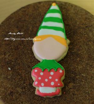 #2014圣诞节#圣诞糖霜饼干-圣诞可爱小丑～的做法 步骤13
