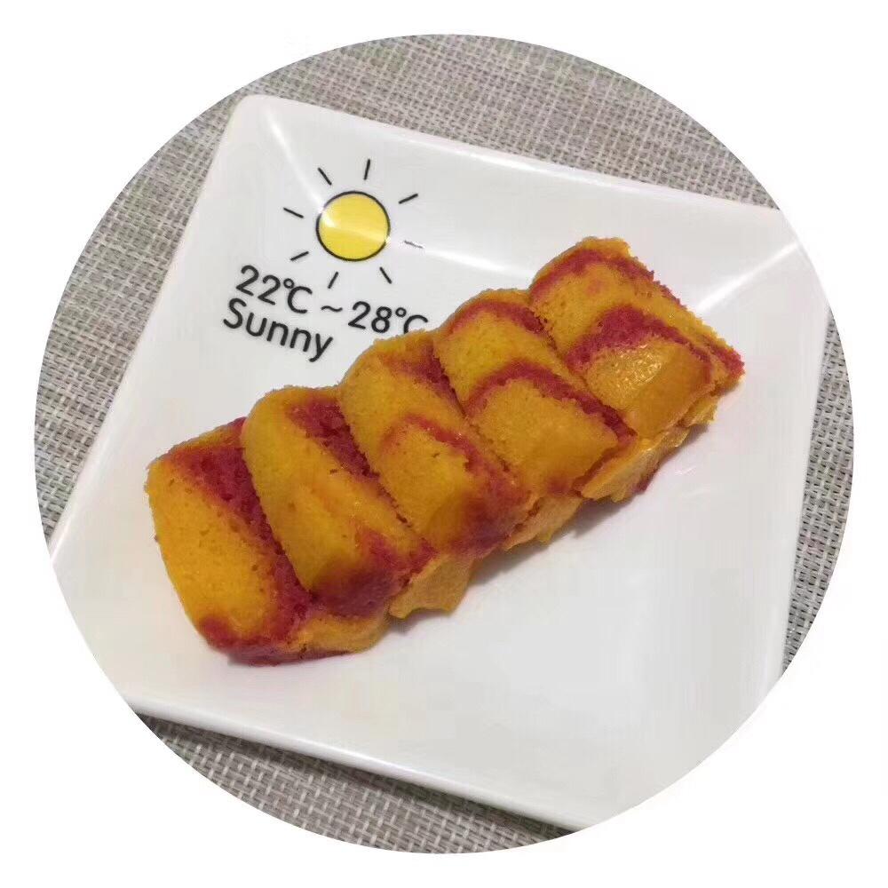 【南瓜火龙果炫彩发糕】的做法