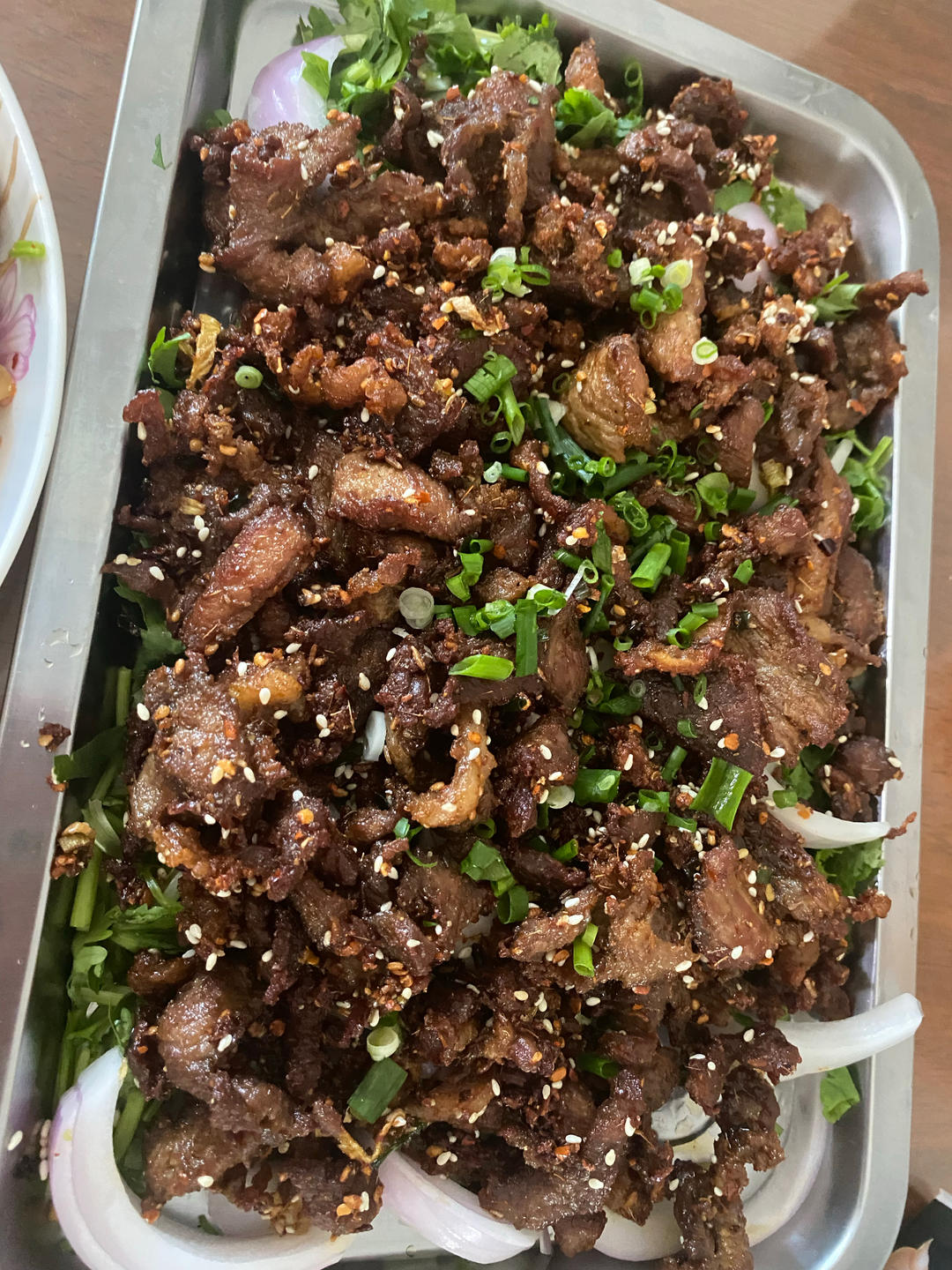 吃不到膻味的比烧烤更好吃的孜然羊肉🐏