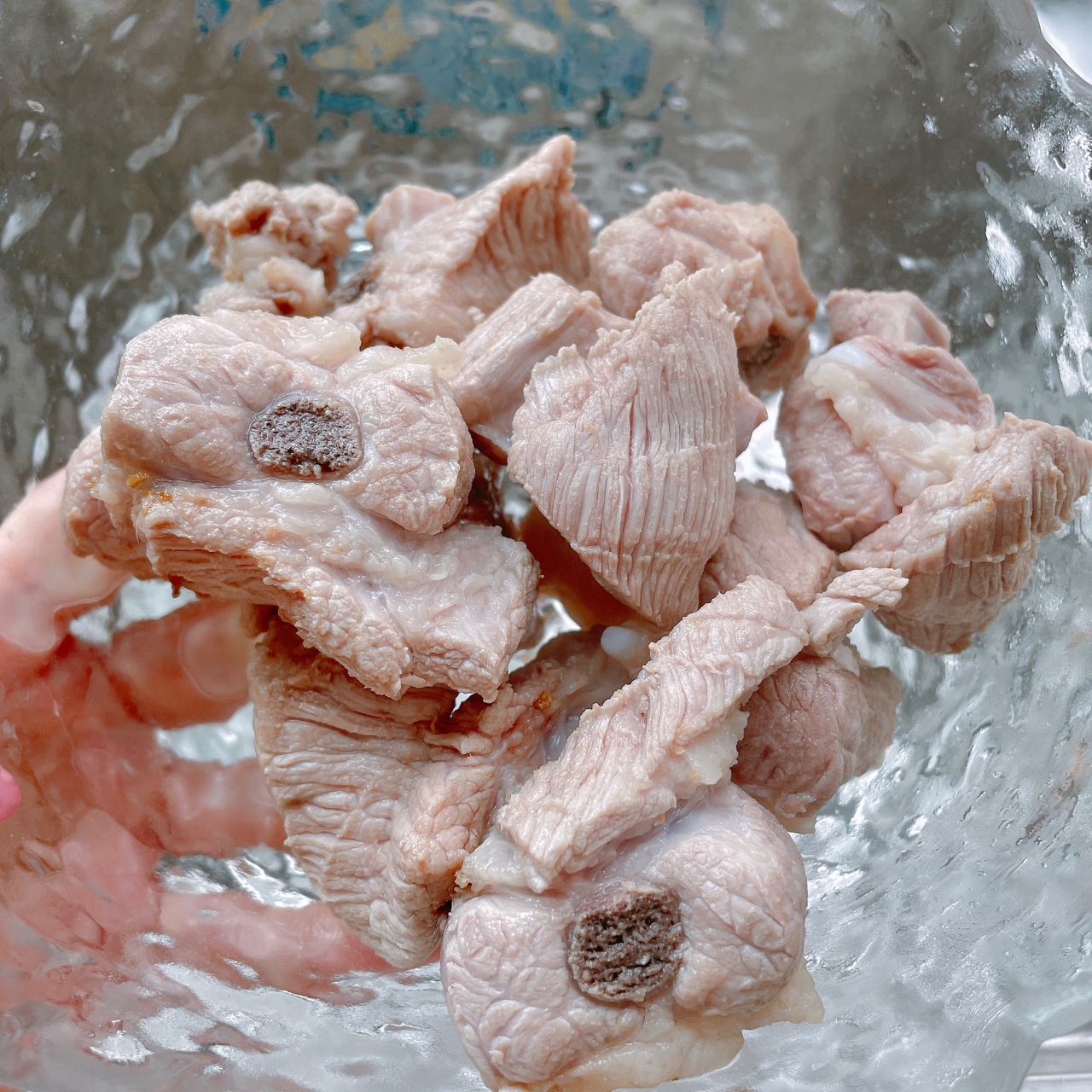 下饭菜｜豆角炖排骨🍖这底料炖拖鞋🩴都香的做法 步骤2