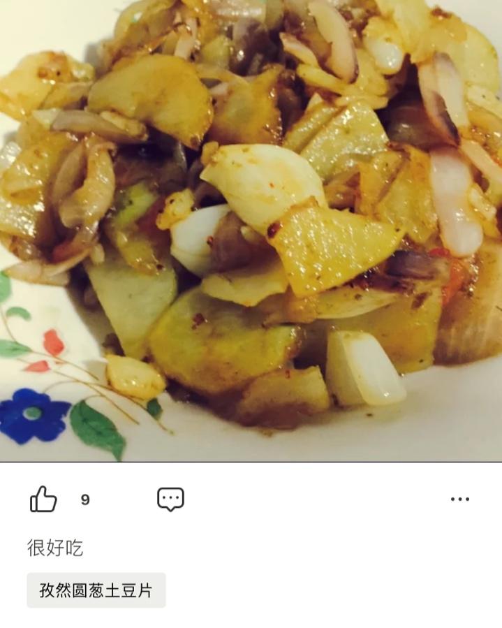 孜然洋葱土豆片