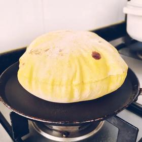 来自食帖的印度烤饼(原味+南瓜味)