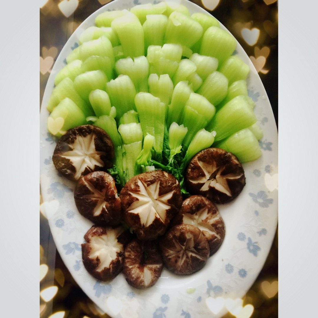 蚝油香菇小油菜