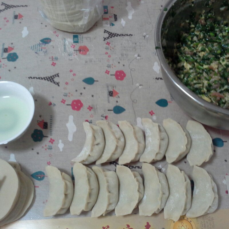 韭菜馅饺子