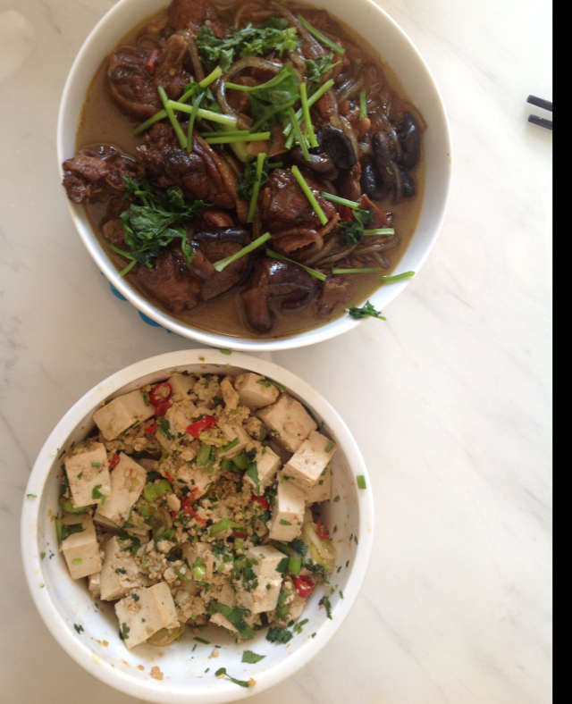 小鸡蘑菇炖粉条