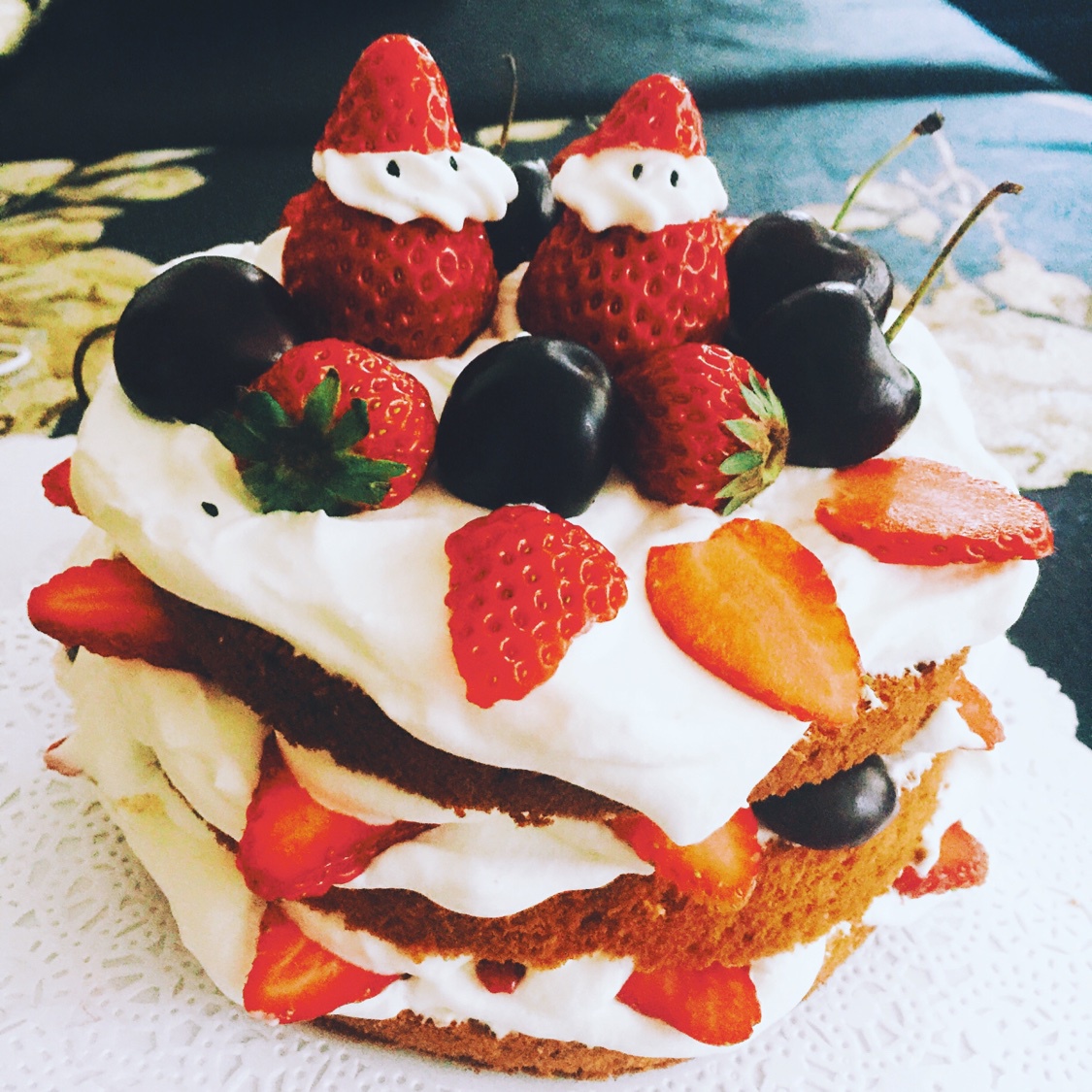 圣诞呆萌裸蛋糕