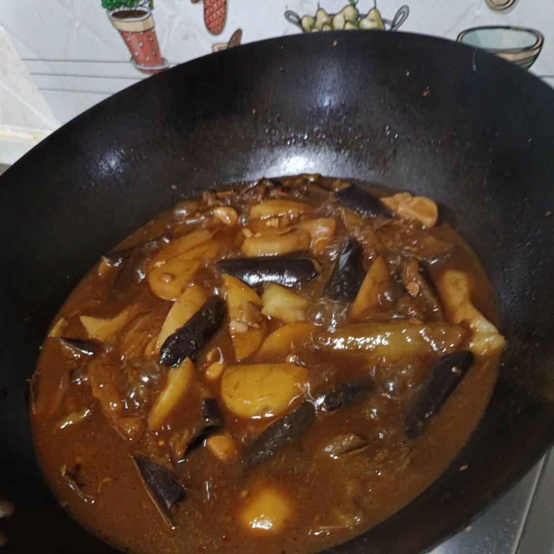 土豆炖茄子